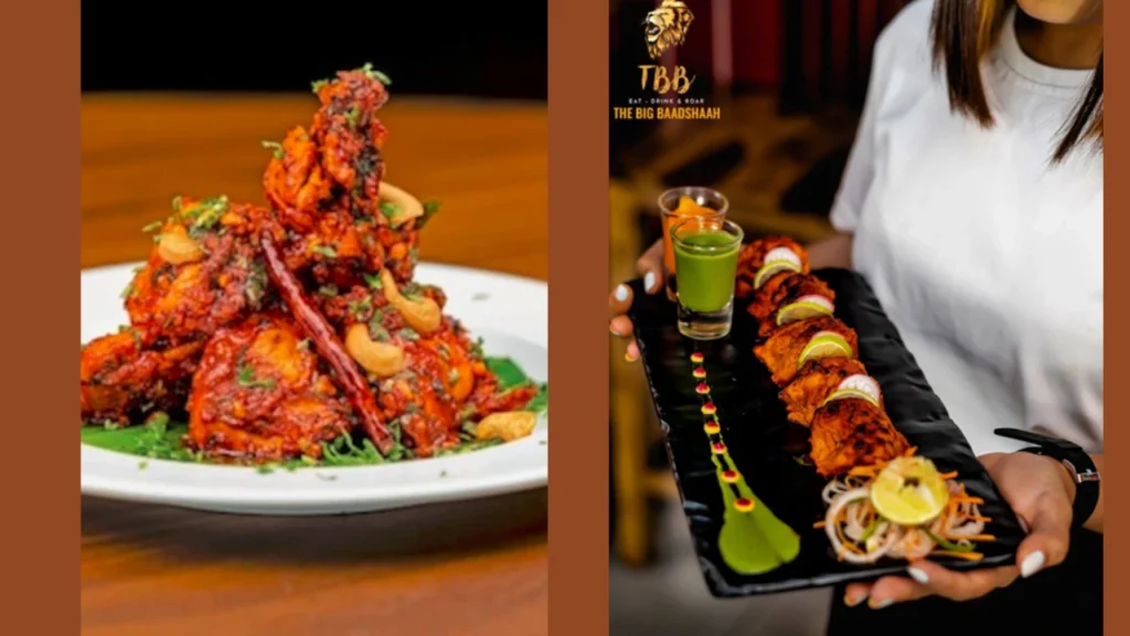 Full menu with The Big Baadshaah Menu