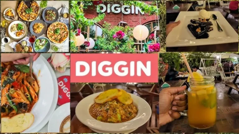 Diggin Cafe Menu