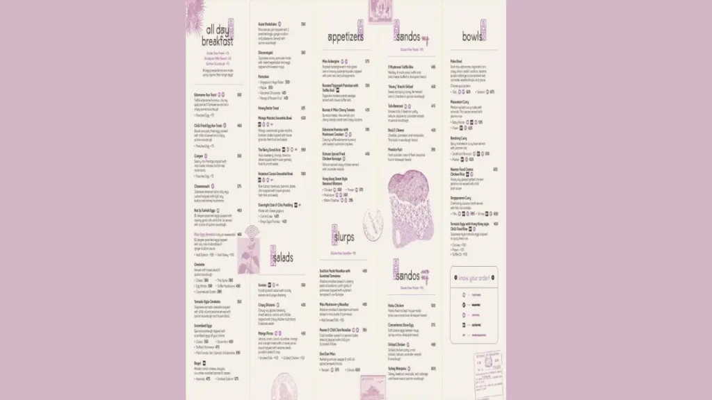 Breakfast Selections Mokai Cafe Menu