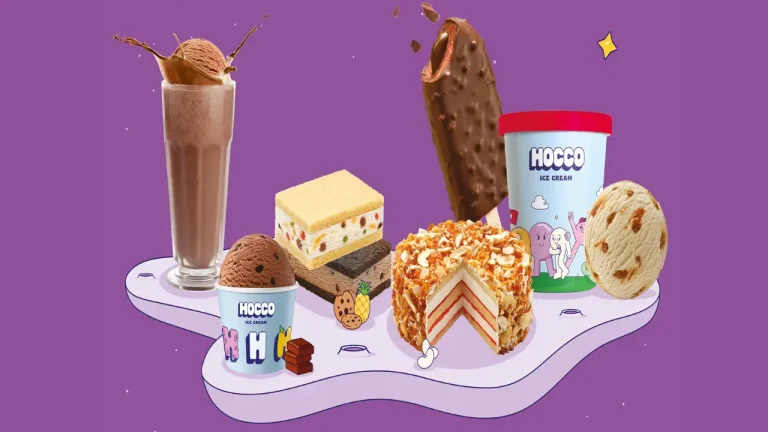 Hocco Ice Cream Menu