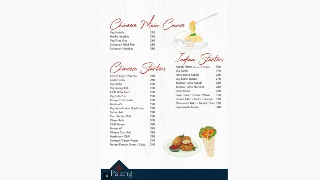 Reservation Dinner Patang Hotel Ahmedabad Menu Price List